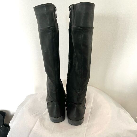 Bella Vita Rebecca Knee High Black Boots With Stretch Size 7 NWOB - Picture 5 of 11